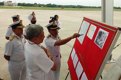 Manohar Parrikar Conducts Aerial Survey for Missing IAF Plane