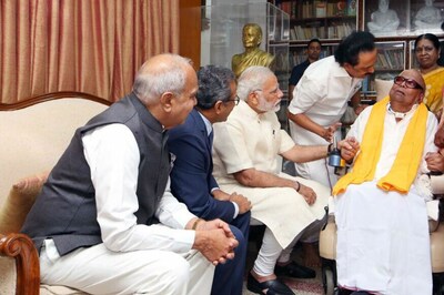 Narendra Modi in Chennai LIVE: PM's 10-Minute Meeting With Karunanidhi Sets Off 2019 Buzz