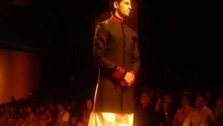 Snapshot: Sidharth Malhotra walks the ramp at WIFW