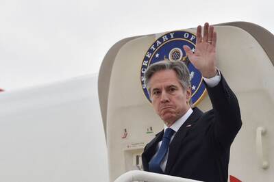 Blinken Arrives In Saudi For Tent Meeting With Crown Prince