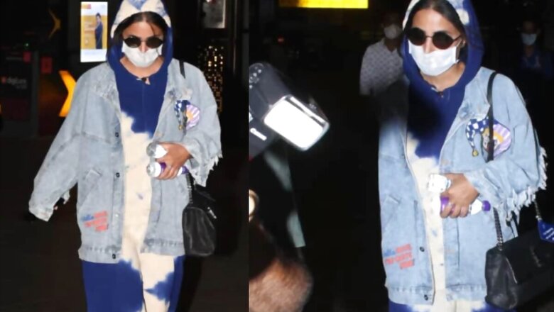 Grieving Hina Khan Tells Paps 'Please Let Me Go' As She Reaches Mumbai After Father's Death