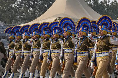 Over 200 Women CRPF Personnel March On 75th Republic Day Parade | Watch