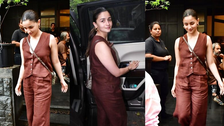 Alia Bhatt Looks Ravishing As She Steps Out In The City In An Elegant Yet Affordable Co-ord Set, Details Inside