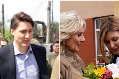 Canada PM Trudeau, US First Lady Jill Biden In Ukraine But Visits Unlikely To Deter Putin