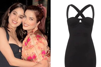 Janhvi Kapoor Stuns In A Diana Dress From Galvan London Worth Rs 2,13,000 in Dubai