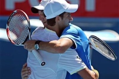 Djokovic beats Delic before ethnic violence flares