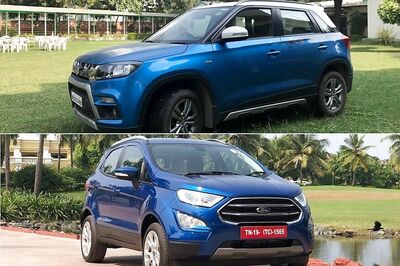 2018 Maruti Suzuki Vitara Brezza AGS Vs Ford EcoSport Automatic Spec Comparison - Price, Mileage and More