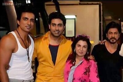 Happy New Year: Sonu Sood keeps Shah Rukh and others on the set fit