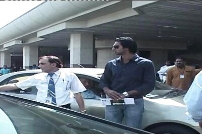 Shoaib's family members arrive for wedding