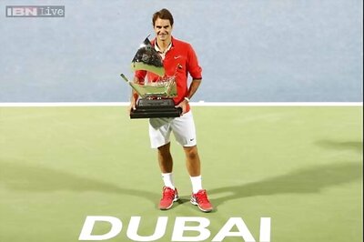 Federer beats Berdych to claim sixth Dubai title