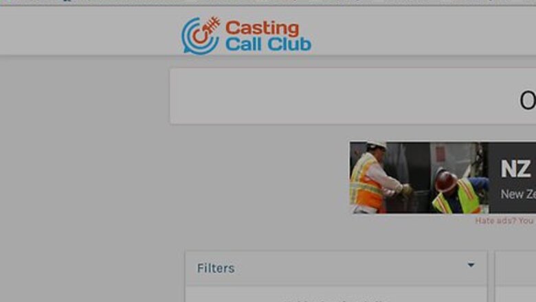 How to Create an Account on Casting Call Club