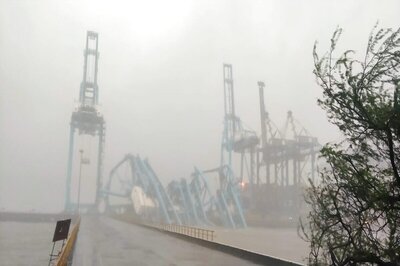 Three Cranes Collapse Due to Strong Winds at India's Biggest Container Port Near Mumbai
