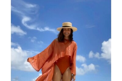 Anushka Sharma Clicks Her Own Photos in an Orange Monokini, Check Out How Much it Costs