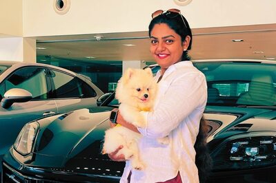 Premi Vishwanath Dons A Simple White Shirt-Pink Trouser Look For Day Out With Her Pet