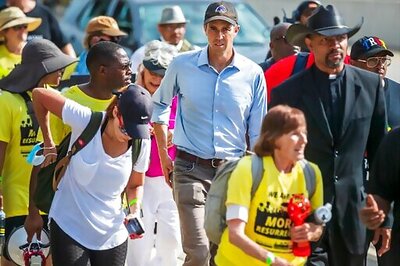 O'Rourke, Protesters Begin Nearly 30-mile Texas Voting March