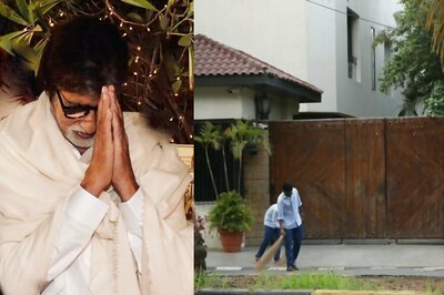 Amitabh Bachchan Appreciates Sanitation Workers Outside Jalsa