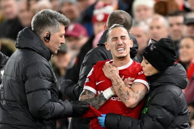 Liverpool Defender Kostas Tsimikas Injured After Sideline Collision with Jurgen Klopp In Clash vs Arsenal