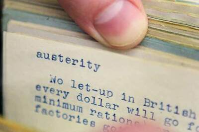 'Austerity' named word of the year in US