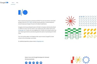 Coronavirus Outbreak Forces Google to Cancel I/O 2020