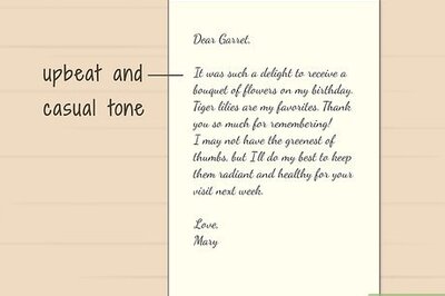 How to Write a Thank You Card for Flowers