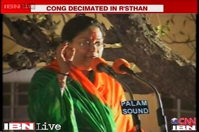 Rajasthan: Vasundhara Raje-led BJP storms to power with 3/4th majority