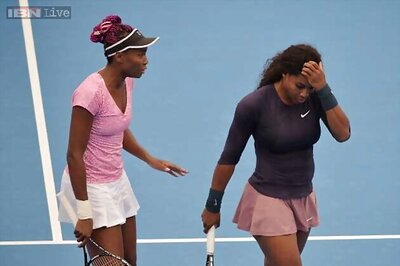 Williams sisters out of doubles at Australian Open