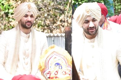 Karan Deol Makes a Case of Classic Groom Attire in an Ivory Sherwani for His Wedding