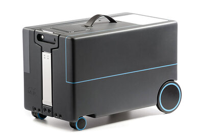 A smart suitcase that follows you around like a puppy