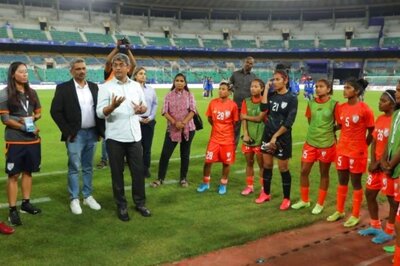 AIFF Chief Kalyan Chaubey Meets Indian Women's Team After Nepal Stalemate, Shares Broader Vision
