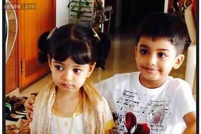 Snapshot: Aaradhya Bachchan looks adorable as she poses with cousin Vihaan Rai