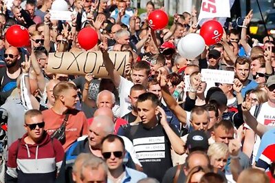 Protests resume in Belarus demanding president to resign