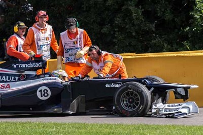 Maldonado handed 10 place grid penalty for Monza