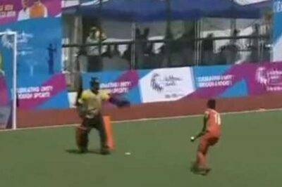 National Games 2022: Maharashtra’s Darshan Gaonkar Scores Stunning Goal in Hockey Penalty Shootout | Watch