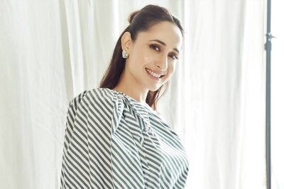 Actress Pragya Jaiswal's White Top With Grey Stripes Is Perfect For Your Next Date