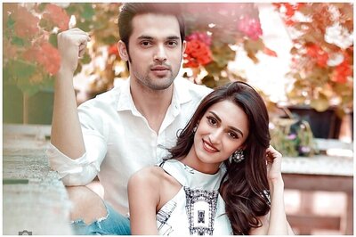 Erica Fernandes Feeds Sweet to Parth Samthaan as Kasautii Zindagii Kay Completes a Year