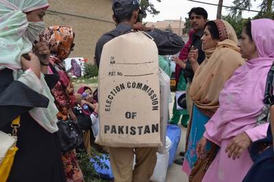 Pak to go to polls today; coalition government likely