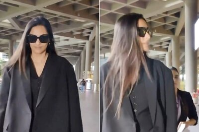 Sonam Kapoor Channels Inner Girl Boss In Black Pantsuit As She Gets Papped At Airport; Watch