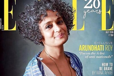 Arundhati Roy Graces The Cover Of Elle Magazine In A Pero Creation