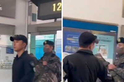 BTS' V Begins Training For Anti-Terrorism Unit, Clicked At Army Training School