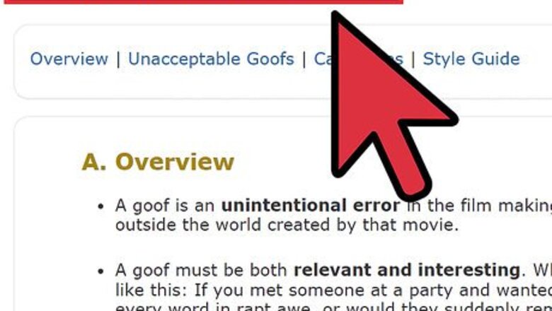 How to Submit a Report of a Goof or Error in a Movie to IMDb
