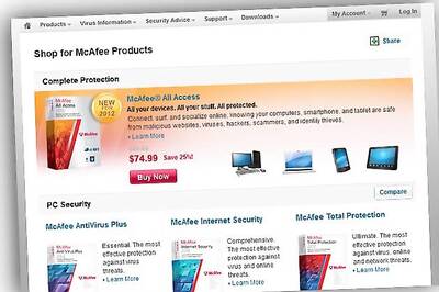 McAfee software bug could turn PCs into spam servers