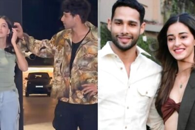 Siddhant Chaturvedi Fixes Ananya Panday Hair In Viral Video, Fans Joke 'Aditya Roy Kapur Wants To Know...'