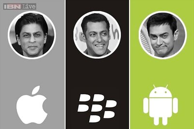 In the Bollywood iPhone jungle, Salman Khan the lone BlackBerry ranger; Aamir Khan, Vishal Dadlani hunt with Androids