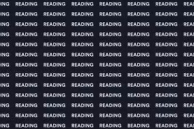 Spot The Odd Word In This Optical Illusion In 30 Seconds