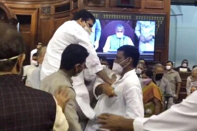 Undeterred by Virus, Mask-donning MPs Thrown Out of Rajya Sabha Amid Bedlam over Farm Bills
