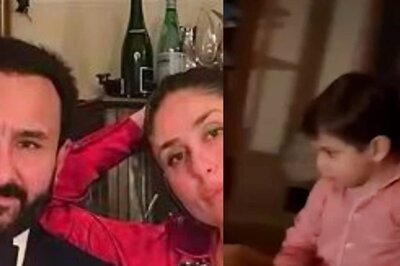 Saif Ali Khan Playing the Guitar to Jeh Running Around, Kareena Kapoor Shares a Glimpse of Her Christmas