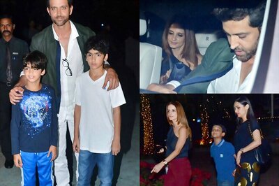 Hrithik Roshan, Sussanne Khan Come Together For Kids Hrehaan and Hridhaan