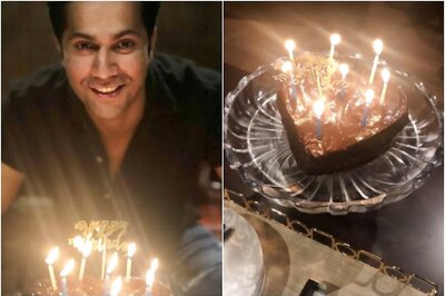 Varun Dhawan Poses with His Birthday Cake, See Pic