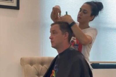 Preity Zinta Flaunts Her Hair Dressing Skills