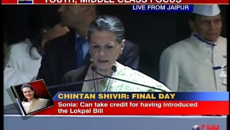 Chintan Shivir filled Congress with new energy: Sonia